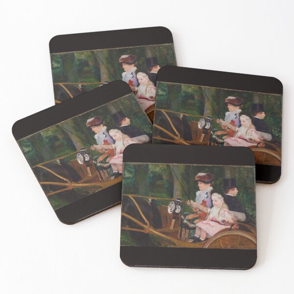 Item preview, 'A Woman And A Girl Driving' by Cassatt (Reprint) designed and sold by Classic Visions Gallery.