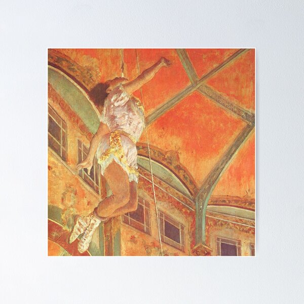 Miss Lala at the Cirque Fernando painting by Edgar Degas