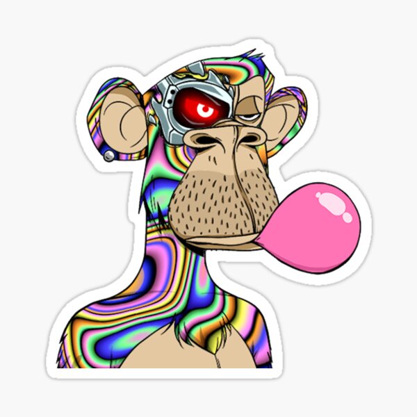 Bored Ape Yacht Club #9361 Sticker