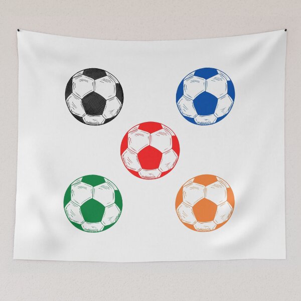 Item preview, Soccer Ball Multi Colour Combo  designed and sold by ijdesigns.