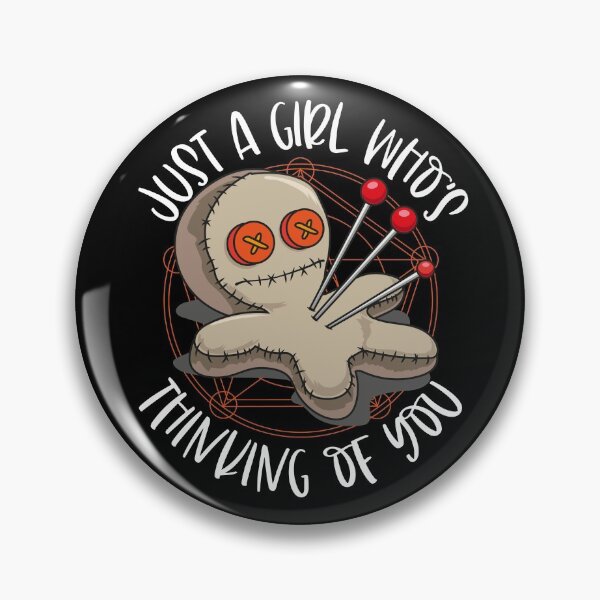 Item preview, Just A Girl Who's Thinking Of You Goth Creepy Voodoo Doll Gear designed and sold by DynamicDesign.