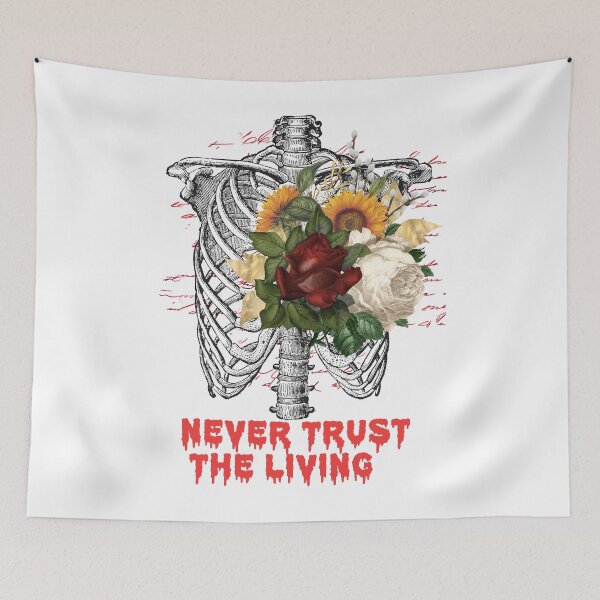 Item preview, Never Trust The Living  - Halloween  Classic T-Shirt designed and sold by Fado Store.