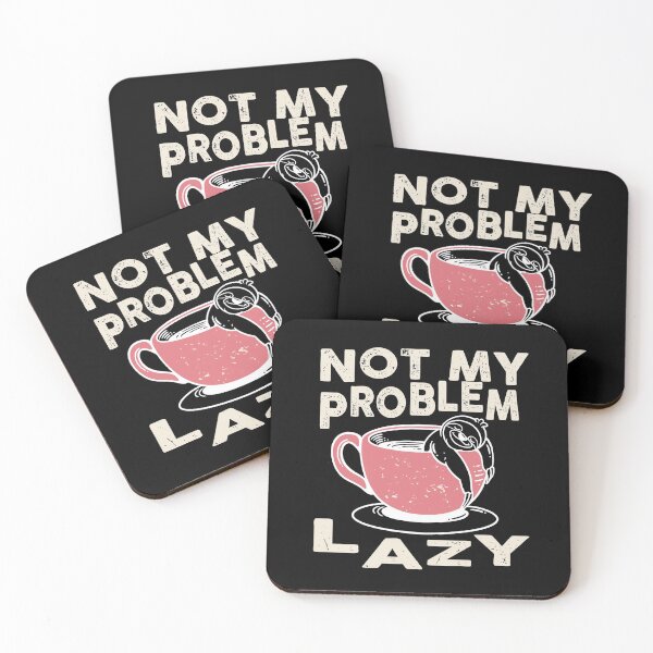 Item preview, Not My Problem Lazy Going back to Sleep Vintage Retro designed and sold by HStudioPrints.