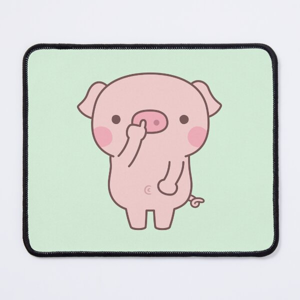 Item preview, Cute Piggy Picks Nostril Doodle designed and sold by rustydoodle.