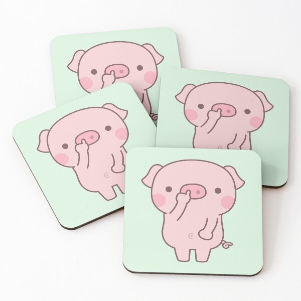 Item preview, Cute Piggy Picks Nostril Doodle designed and sold by rustydoodle.