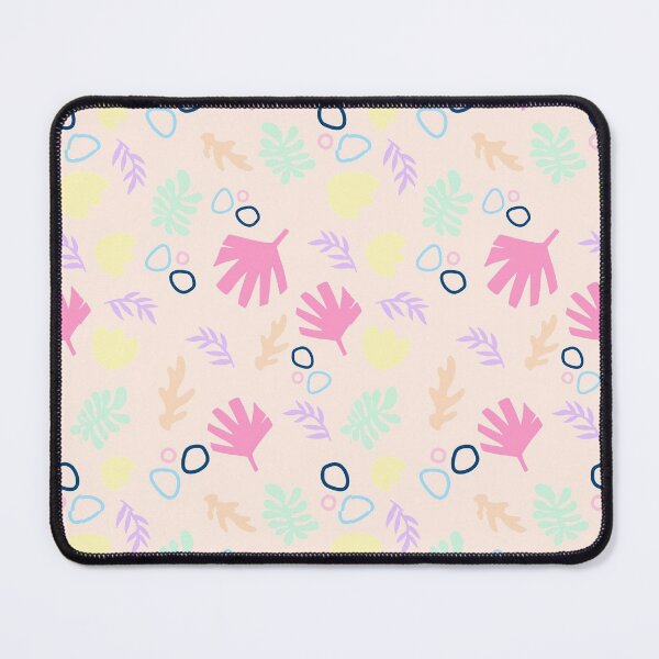Item preview, Matisse inspired flower and shapes pastel pattern designed and sold by ledalinda.