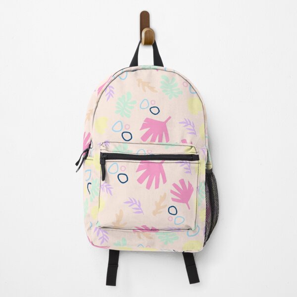 Item preview, Matisse inspired flower and shapes pastel pattern designed and sold by ledalinda.