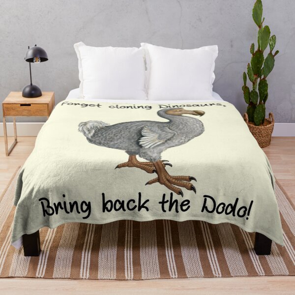 Item preview, Forget cloning dinosaurs, bring back the Dodo. black writing designed and sold by Kestrelle.