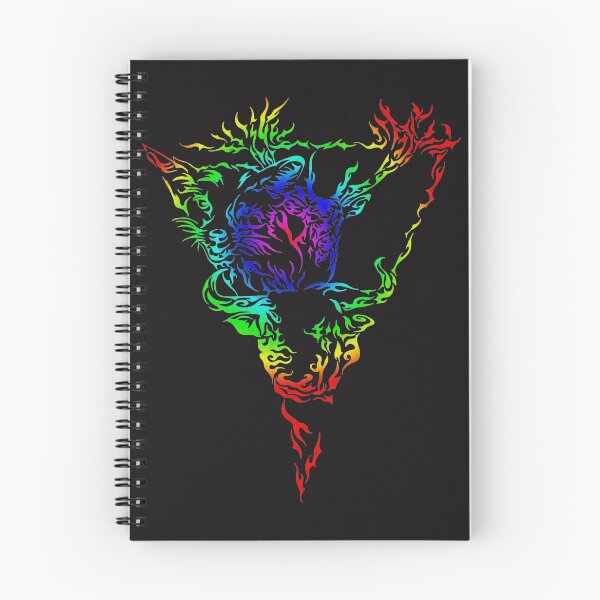 Item preview, Stag Vixen and Bull stylized color neo tribal design designed and sold by Aarron Laidig.