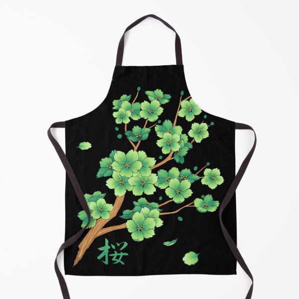Item preview, Falling Clover-Green Sakura Cherry Blossom designed and sold by arterialmotive.