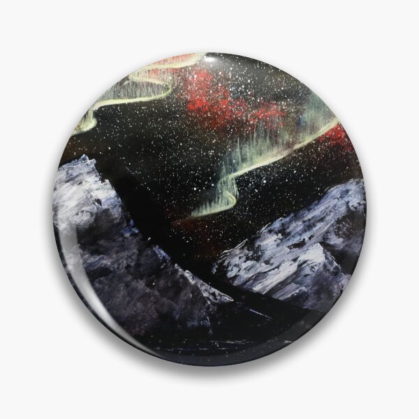 Item preview, Northern Lights over Mountain Lake designed and sold by FictiveArt.