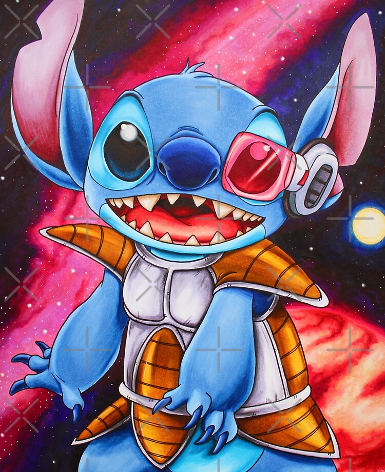 Funda y vinilo para iPad for Sale con la obra «Los amigos de Stitch y Lilo»  de trangnguyenvn88