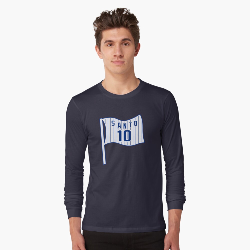 THE VINTAGE CHICAGO BASEBALL RETIRED NUMBER NORTHSIDERS CHRISTMAS GIFT RON  SANTO SHIRT AND STICKER | Essential T-Shirt