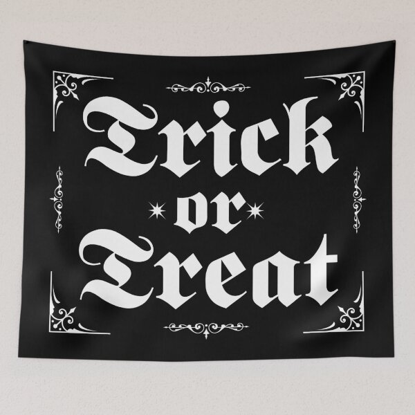 Item preview, Trick or Treat Black and White designed and sold by VXNTLC.