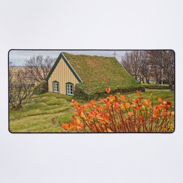 Item preview, Hofskirkja Church in Autumn designed and sold by Catherine Reading.