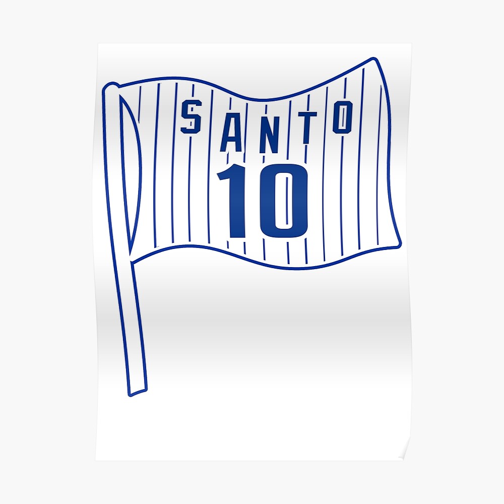 THE VINTAGE CHICAGO BASEBALL RETIRED NUMBER NORTHSIDERS CHRISTMAS GIFT RON  SANTO SHIRT AND STICKER | Essential T-Shirt