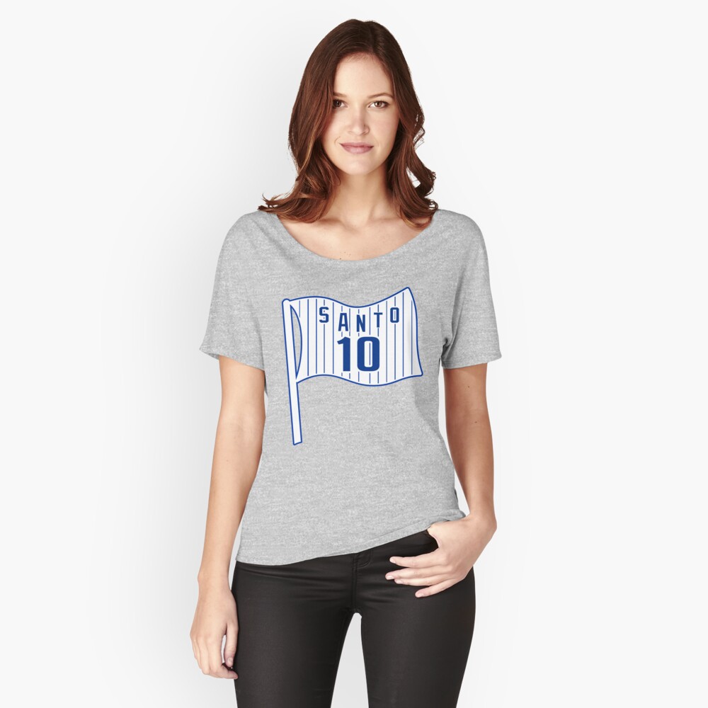 THE VINTAGE CHICAGO BASEBALL RETIRED NUMBER NORTHSIDERS CHRISTMAS GIFT RON  SANTO SHIRT AND STICKER | Essential T-Shirt