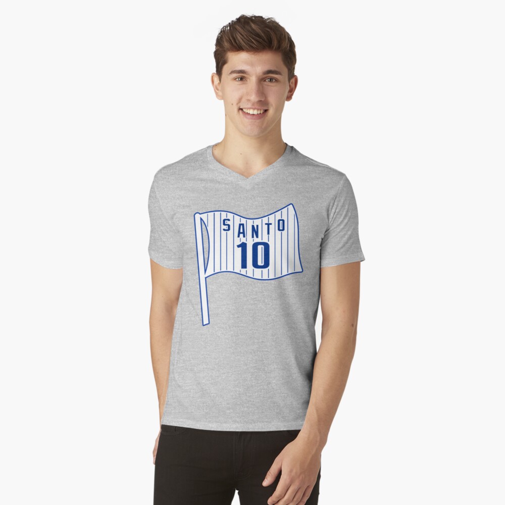 THE VINTAGE CHICAGO BASEBALL RETIRED NUMBER NORTHSIDERS CHRISTMAS GIFT RON  SANTO SHIRT AND STICKER | Essential T-Shirt