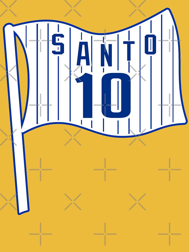 THE VINTAGE CHICAGO BASEBALL RETIRED NUMBER NORTHSIDERS CHRISTMAS GIFT RON  SANTO SHIRT AND STICKER | Essential T-Shirt