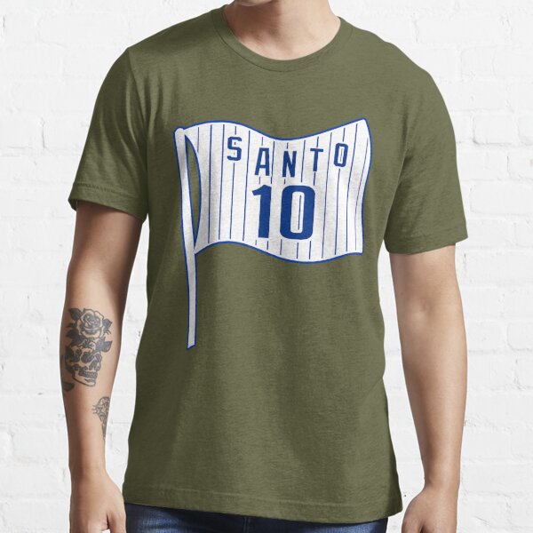 THE VINTAGE CHICAGO BASEBALL RETIRED NUMBER NORTHSIDERS CHRISTMAS GIFT RON  SANTO SHIRT AND STICKER | Essential T-Shirt