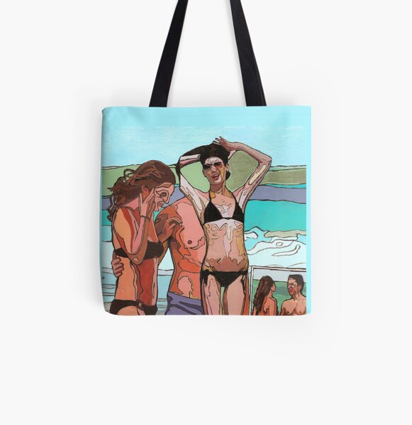 Beach side musings on perfection (Lara Flynn-Boyle & Drew Barrymore) All Over Print Tote Bag