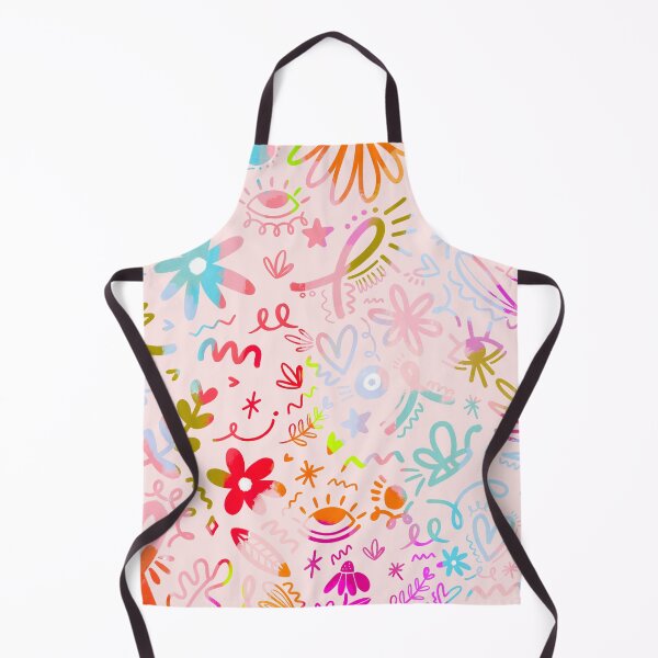 Item preview, Watercolor pink doodles designed and sold by ANDREASILVESTRI.