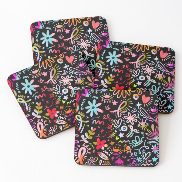 Item preview, Watercolor black doodles designed and sold by ANDREASILVESTRI.