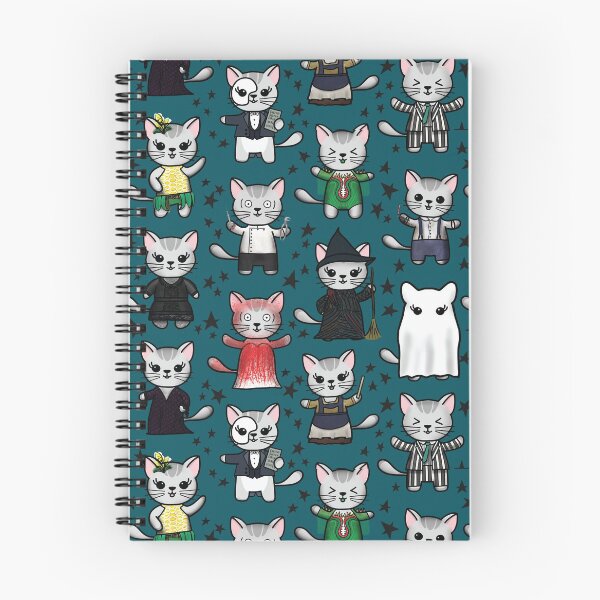 Item preview, Broadway Cat Halloween - Teal designed and sold by Anactorplans.