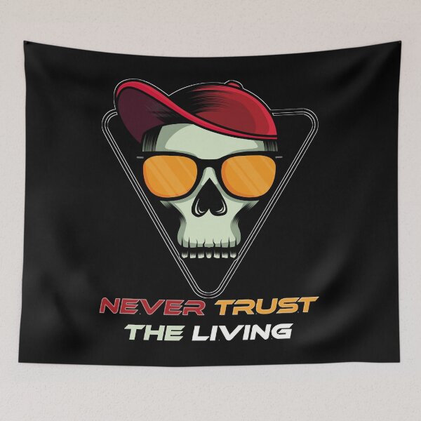 Item preview, Never Trust The Living Classic T-Shirt designed and sold by Fado Store.