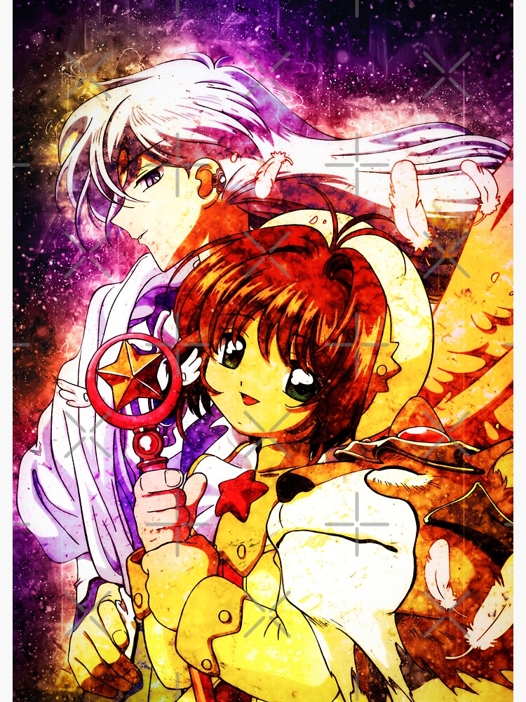 "Sakura Kinomoto Yukito Tsukishiro Yue Cardcaptor Sakura" Sticker For ...