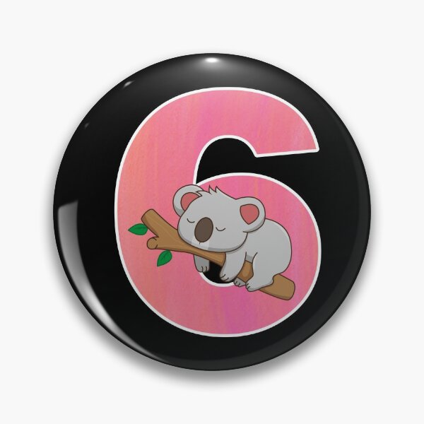 Artikelvorschau, Koala Bear Girls 6th Birthday Turning 6 Koala Birthday Gear entworfen und verkauft von DynamicDesign.