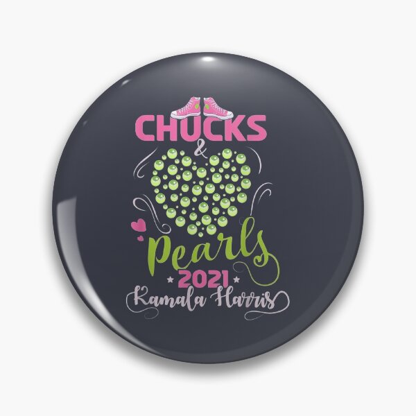 Item preview, Kamala Harris Chucks Pearls T-Shirt designed and sold by TateTitle7.