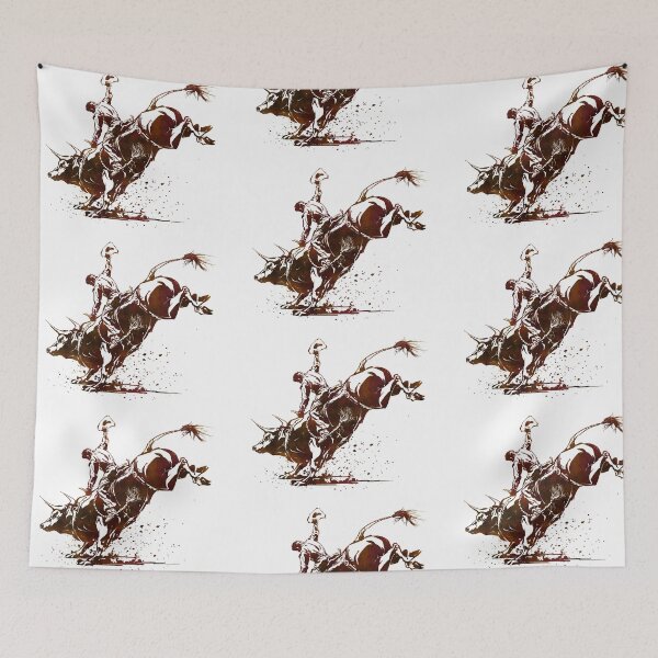 Item preview, Bull Riding Cowboy designed and sold by smwolfgang.