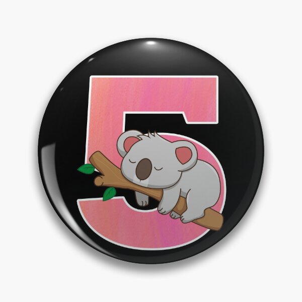 Artikelvorschau, Koala Bear Girls 5th Birthday Turning 5 Koala Birthday Gear entworfen und verkauft von DynamicDesign.