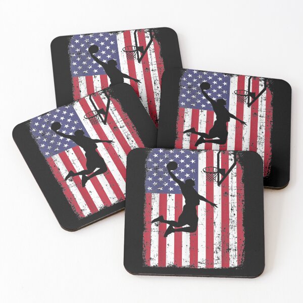 Item preview, USA American Flag Basketball designed and sold by LarrySmile.