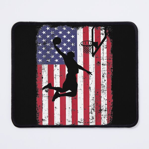 Item preview, USA American Flag Basketball designed and sold by LarrySmile.