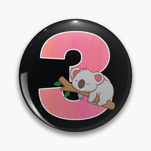 Artikelvorschau, Koala Bear Girls 3rd Birthday Turning 3 Koala Birthday Gear entworfen und verkauft von DynamicDesign.