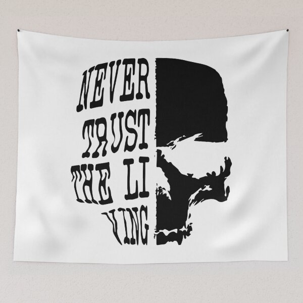 Item preview, Never Trust The Living Art Halloween Essential T-Shirt  designed and sold by Fado Store.