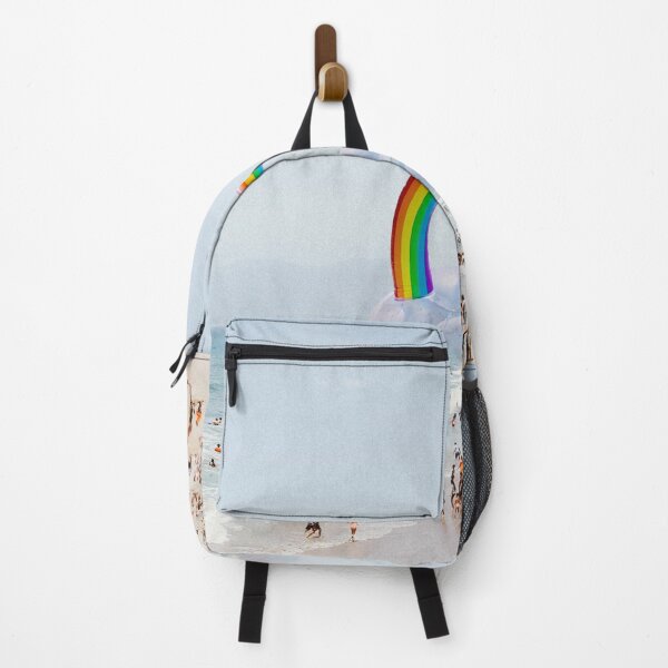 Item preview, Playing raibow cloud at beach designed and sold by ESCAPZ.