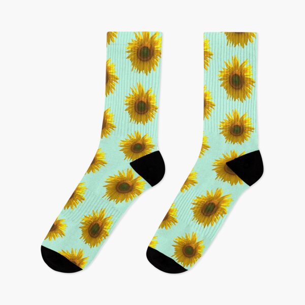 Item preview, Sunflower photograph (mint background) designed and sold by tifft.