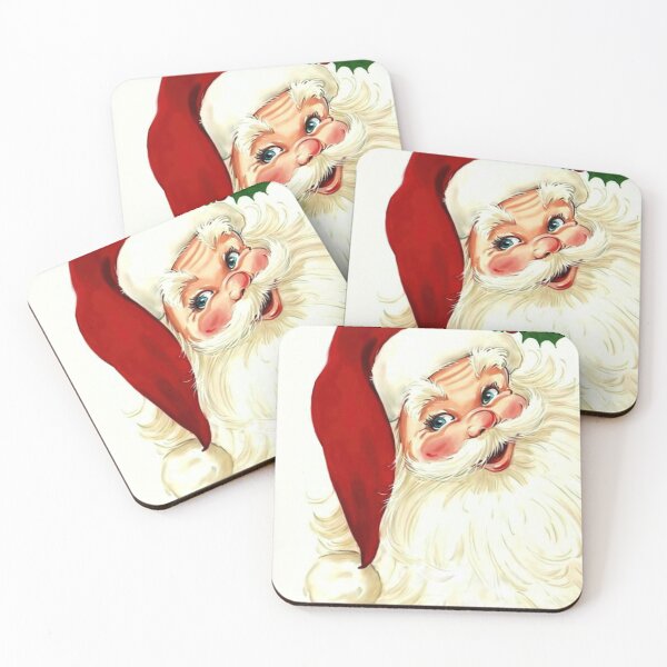 Item preview, Cute laughing vintage santa designed and sold by Gatterwe.