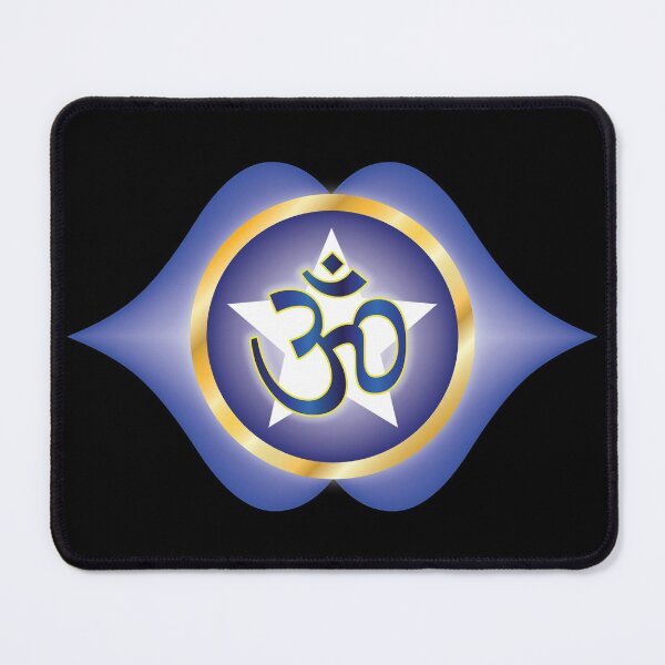 Ajna Chakra (AUM Vibration) Mouse Pad