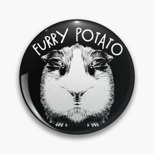 Artikelvorschau, Furry Potato Minimalist Guinea Pig Lover Pet Guinea Pig Gear entworfen und verkauft von DynamicDesign.