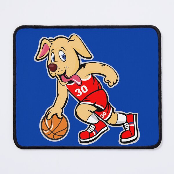 Item preview, Yellow Lab Golden Retriever Cute Dog Basketball Player designed and sold by Bloomoonish.