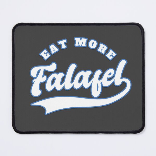 Item preview, Eat More Falafel - Sports Retro Blue designed and sold by Chubuter.