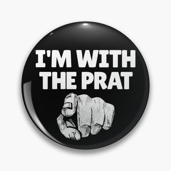 Artikelvorschau, I'm With The Prat British Finger Point At You You're Stupid Gear entworfen und verkauft von DynamicDesign.