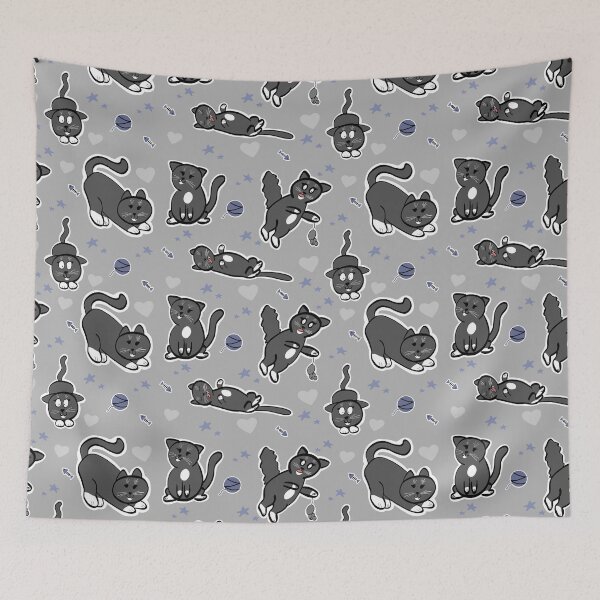 Item preview, Sneaks the Cat Pattern designed and sold by emilypink100.