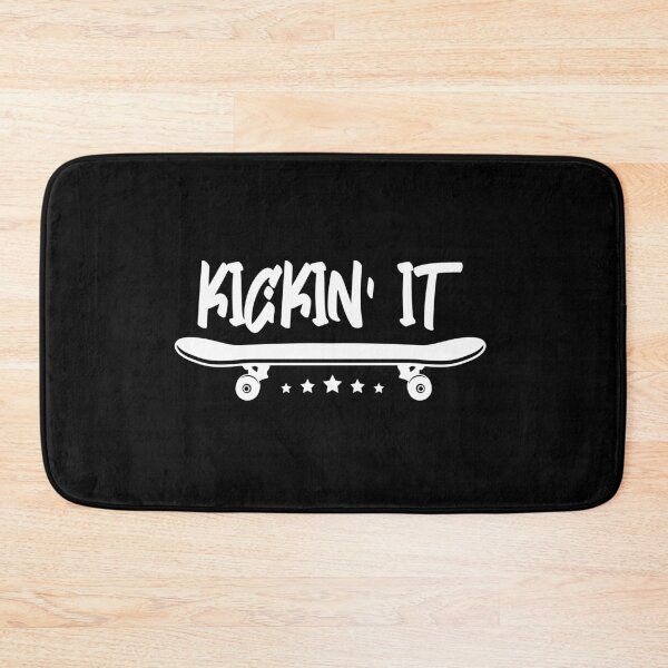 Item preview, Kickin it - skateboard quotes girl - skating quotes funny - skateboarding poses drawing designed and sold by Lastazizi.