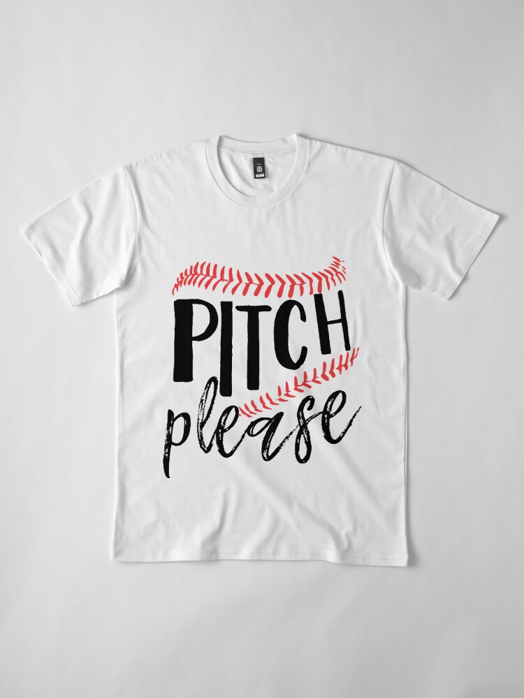 Cute Baseball T-Shirt, Pitch and Please Baseball Shirt, Baseball Fan Shirt, Baseball Mom Shirt, Baseball Lover Tshirt, Softball Shirt