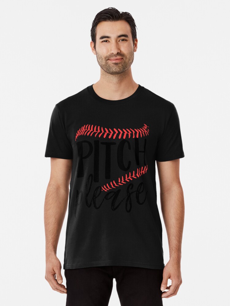 Pitch Please Baseball Mom Baseball Tee Baseball Mom Game Day Basebal  softball game Premium T-Shirt for Sale by khocsuotcangay